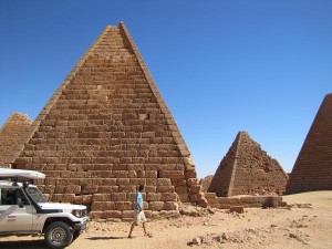Soedanese piramides zijn het kleinere broertje van de Egyptische piramides