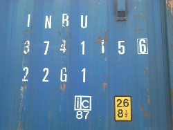 3 2 ons container nummer waar Buca instaat, voor de track en trace