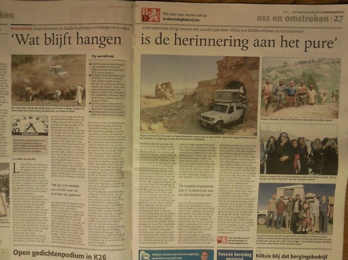 Brabants Dagblad artikel emiel en saskia M vd Flier